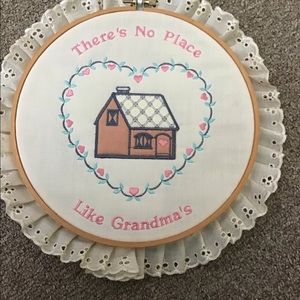 Wall hanging-No Place Like Grandma’s